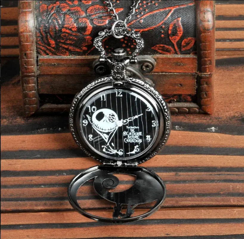 Christmas Theme Design Quartz Pocket Watch Vintage Necklace Gifts Fashion New Men Women Exquisite Lovers Watches Relogios