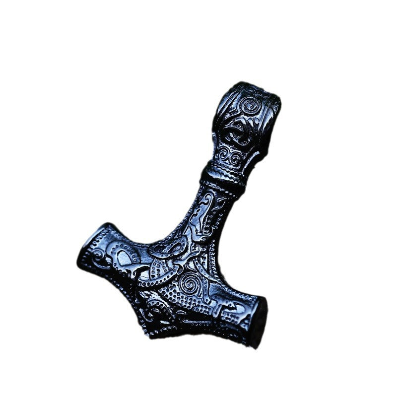 Casting Stainless Steel Viking Rune Pendant Celtic Knot Titanium Steel Electric Black Pendant Wholesale