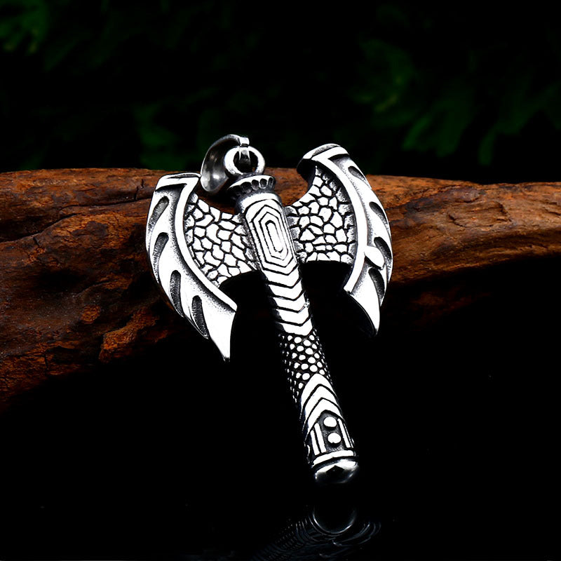 Men's Jewelry Wholesale Viking Axe Pendant Titanium Steel Personalized Stainless Steel Pendant