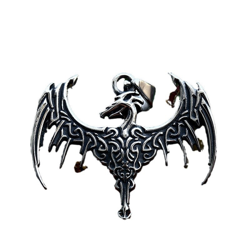 Wholesale of Stainless Steel Pendant Accessories, Viking Celtic Crow Necklace Accessories