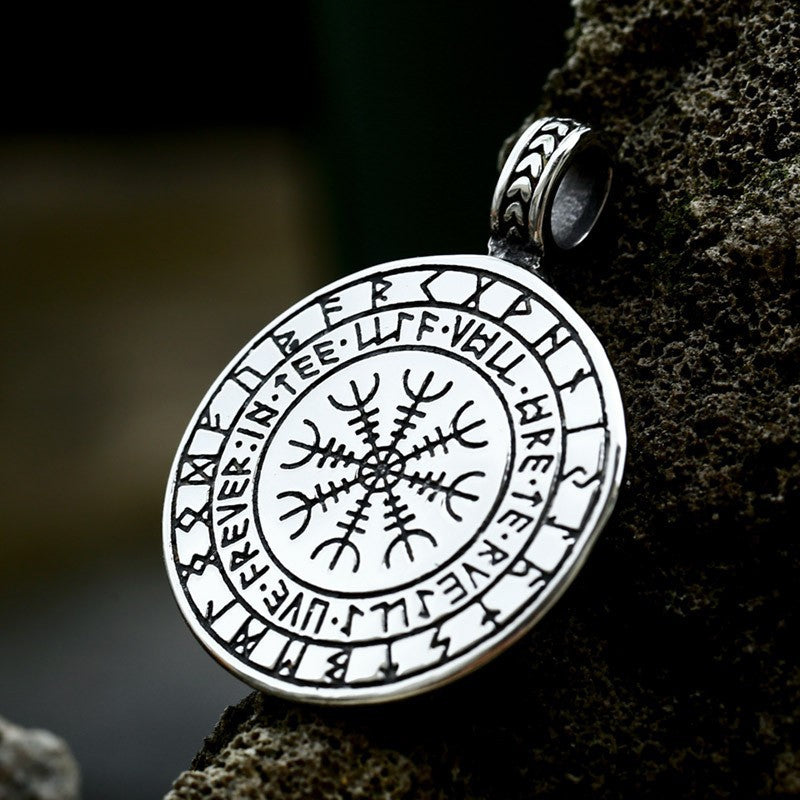 New Stainless Steel Tail Snake Pendant Jewelry Viking Life Tree Titanium Steel Pendant