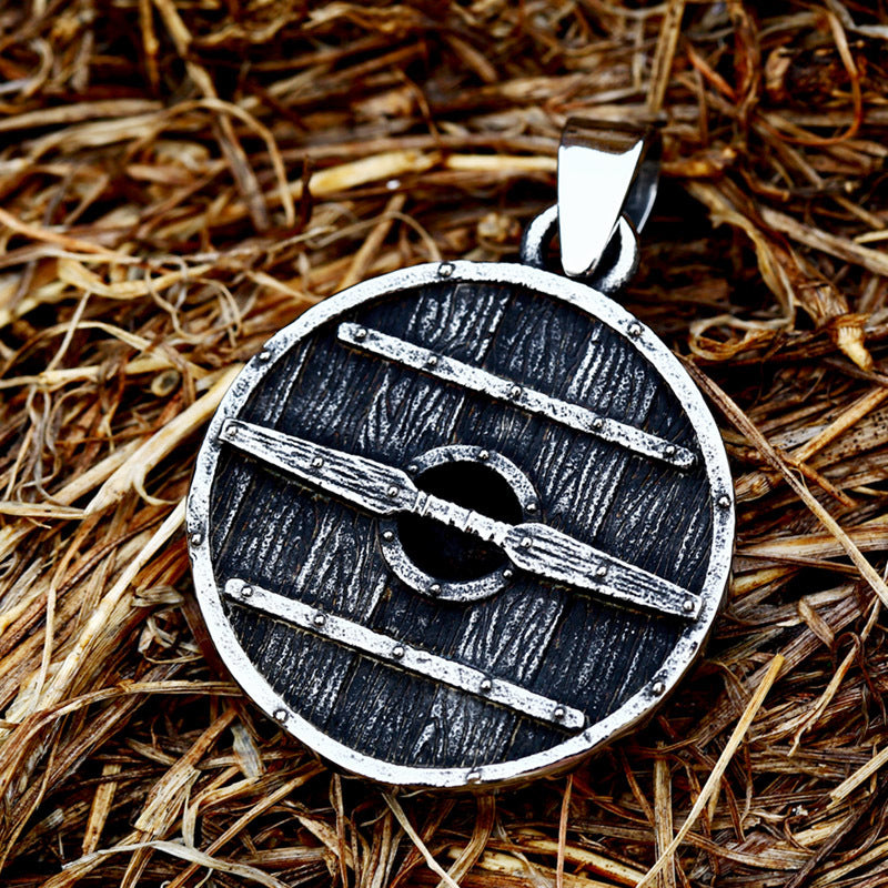 Vintage Viking Celtic Titanium Steel Necklace Accessories Fashionable and Simple Stainless Steel Pendant