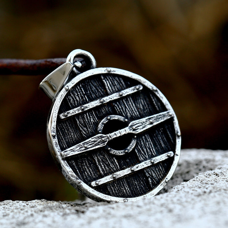Vintage Viking Celtic Titanium Steel Necklace Accessories Fashionable and Simple Stainless Steel Pendant