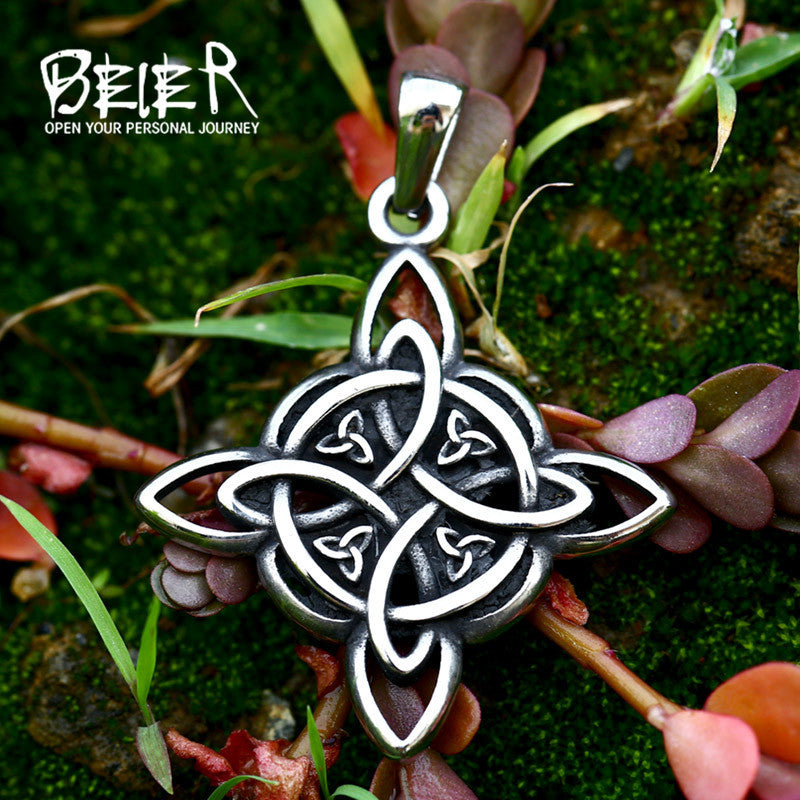 Viking Celtic Knot Stainless Steel Pendant New Titanium Steel Men's Pendant Jewelry