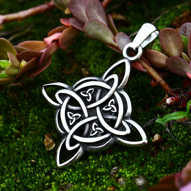 Viking Celtic Knot Stainless Steel Pendant New Titanium Steel Men's Pendant Jewelry