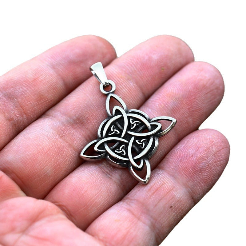 Viking Celtic Knot Stainless Steel Pendant New Titanium Steel Men's Pendant Jewelry