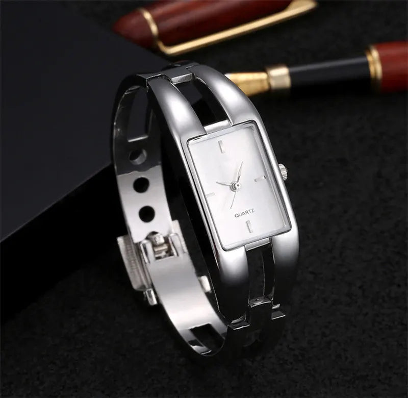 Ladies Women Watch Bracelet Fashion Steel Quartz Luxury Wristwatch Fashion Exquisite Hour Clock Relojes Feminino Female Saati
