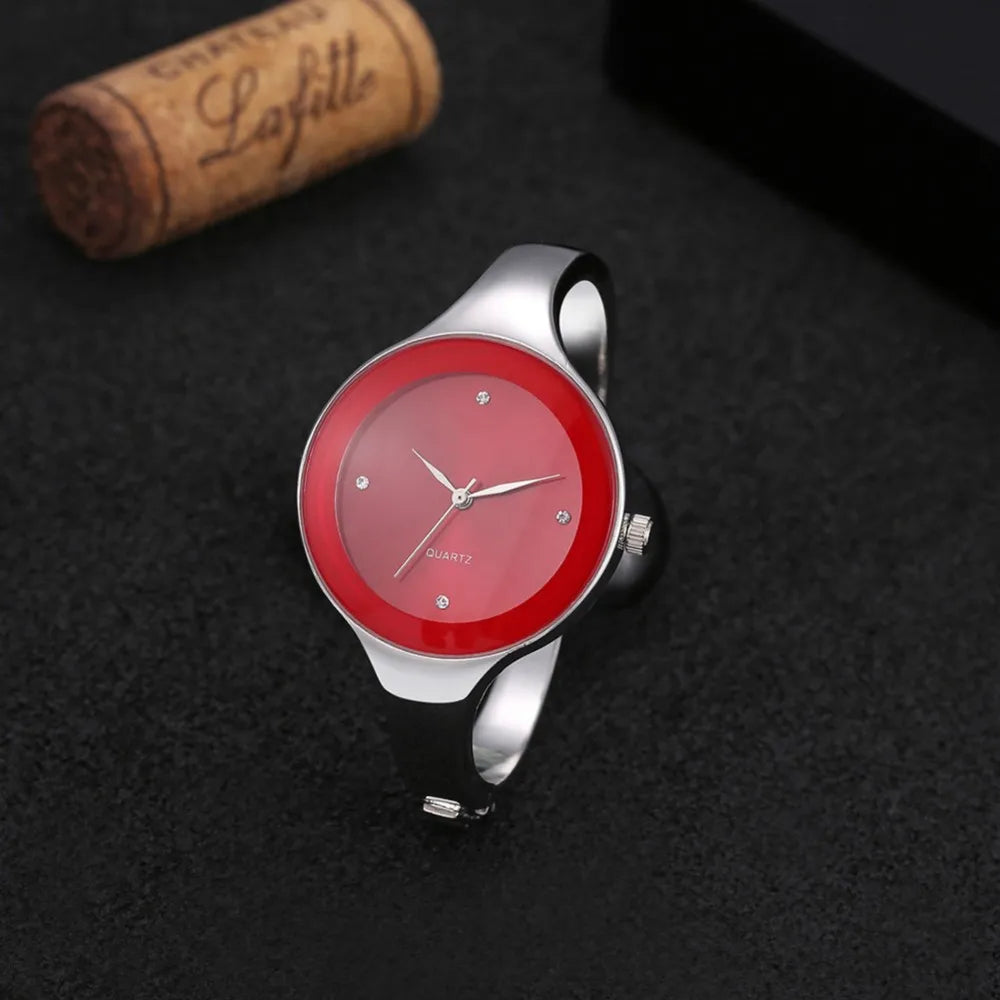 Classic Women Bracelet Watches Fashion Feminino Relogio Wristwatches Stainless Steel Ladies Luxury Crystal Clock Reloj Mujer