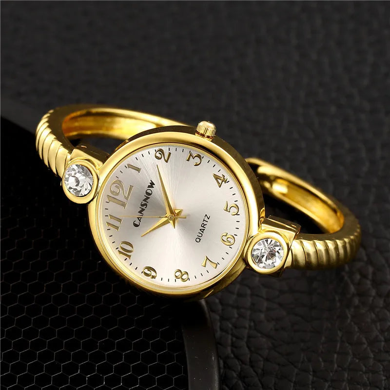 Luxury Brand Women Watches Fashion Stainless Steel Strap Quartz Wrist Watch Gold Ladies Dress Watch Clock Gift Relogio Feminino