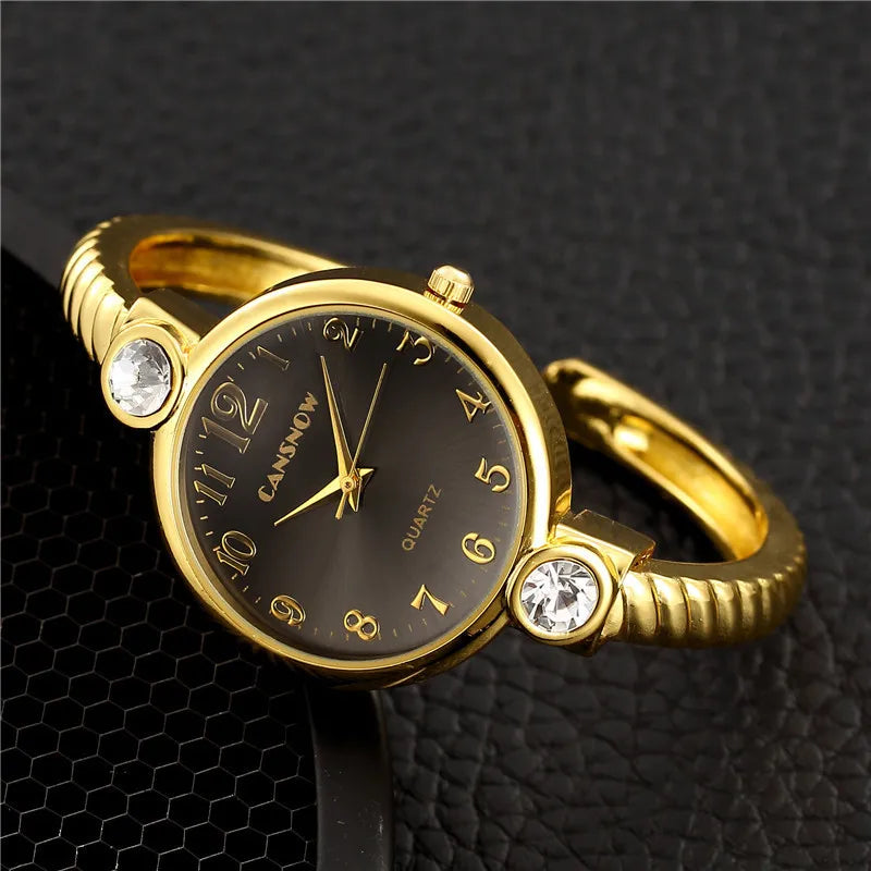 Luxury Brand Women Watches Fashion Stainless Steel Strap Quartz Wrist Watch Gold Ladies Dress Watch Clock Gift Relogio Feminino