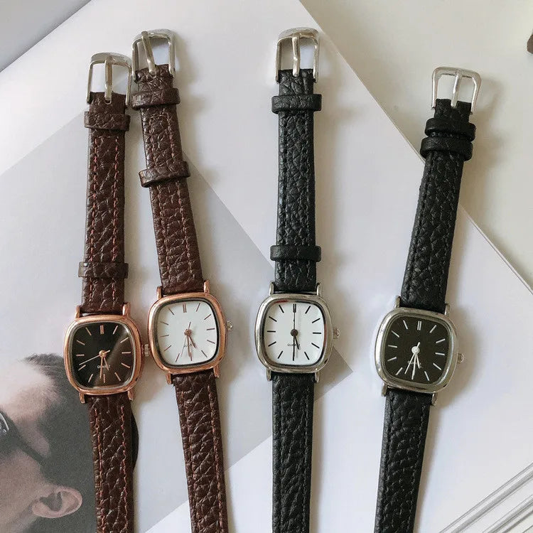 Minimalist Fashion Women Watches Quartz Leather Strap New Ladies Clock Wrist Watch Relogio Feminino Saati Simple Mujer Elegant