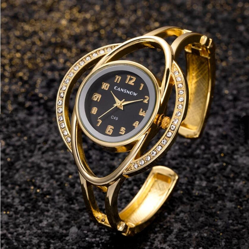 New Rhinestone Women's Watches Thin Stainless Steel Band Simple Female Quartz Clock Bracelet Wrist Watches for Lady Montre Femme