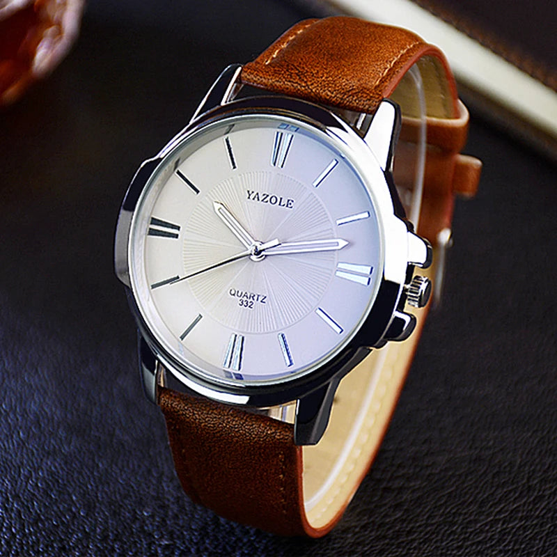 Wristwatch Male Clock Yazole Quartz Watch Men Top Brand Luxury Famous Wrist Watch Business Watches for Man Relogio Masculino