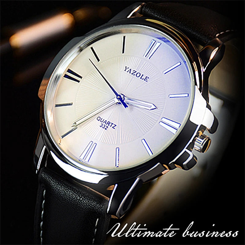 Wristwatch Male Clock Yazole Quartz Watch Men Top Brand Luxury Famous Wrist Watch Business Watches for Man Relogio Masculino