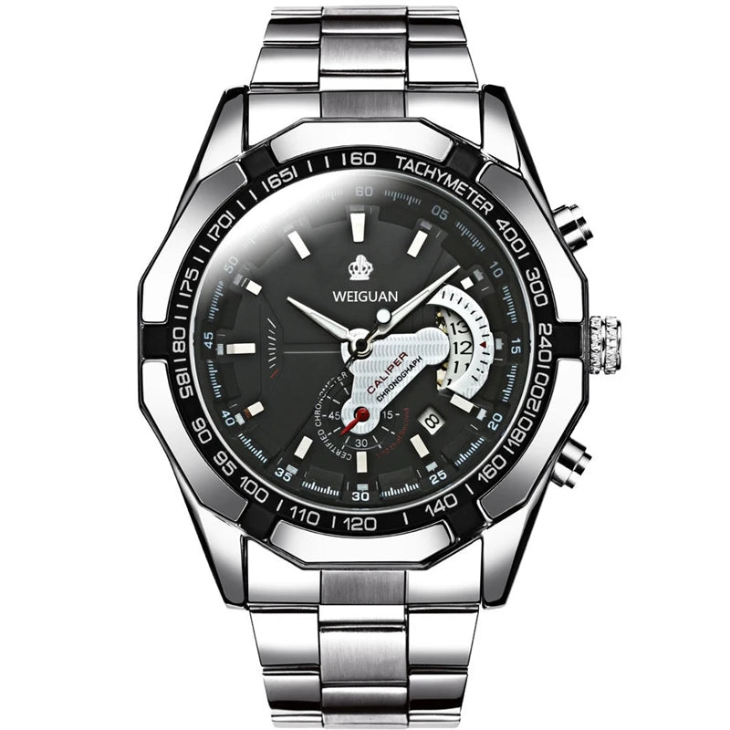 Men Watches Stainless Steel Band reloj hombre Fashion Luxury Quartz Wristwatch Waterproof Luminous Male Clock relogio masculino