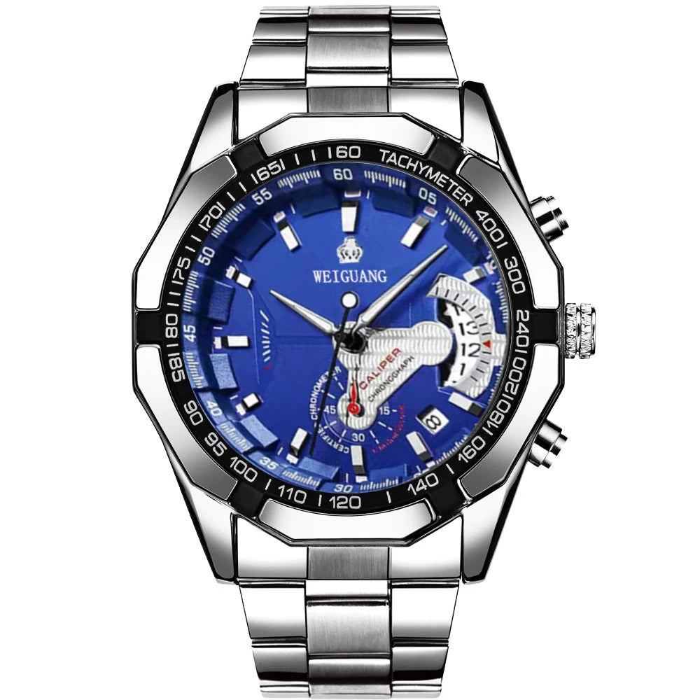 Men Watches Stainless Steel Band reloj hombre Fashion Luxury Quartz Wristwatch Waterproof Luminous Male Clock relogio masculino