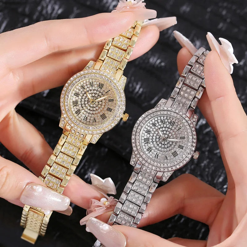 Women's Wristwatch Rhinestone Luxury Brand Relogio Feminino Casual Business Ladies Watches Quartz Clock Montre Femme Relojes