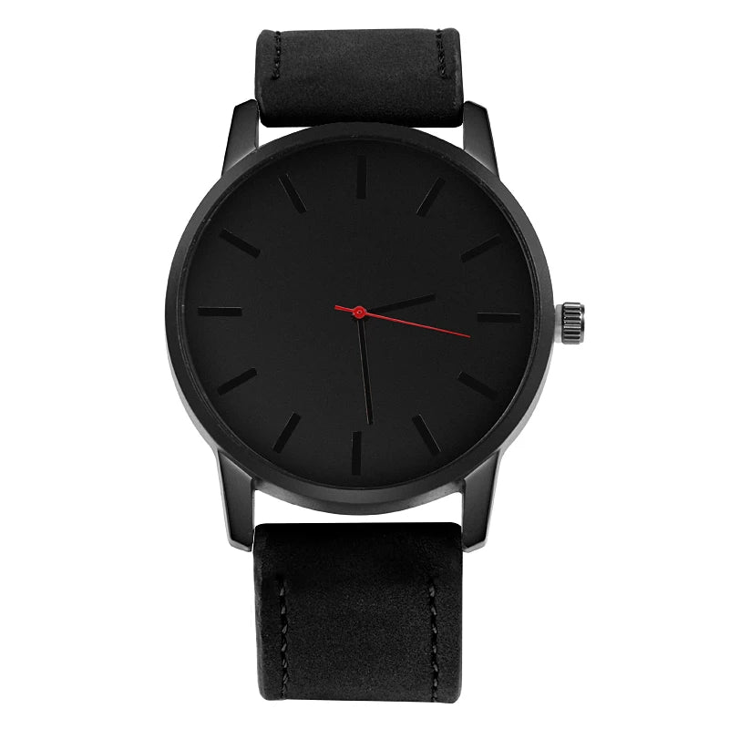 Simple Men's Sports Wristwatch Male Leather Strap Watches Minimalist Designer Quartz Clock Relogio Masculino Saati Reloj Hombre