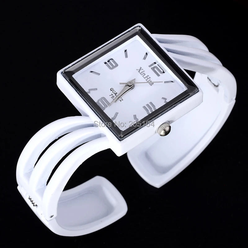 Women Bracelet Wristwatch Stainless Steel Ladies Female Watches Clock Bayan Saati Relogio Feminino White Color Relojes