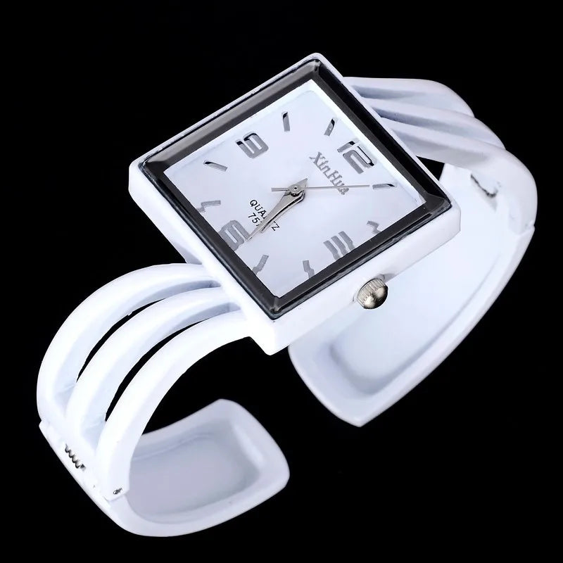 Women Bracelet Wristwatch Stainless Steel Ladies Female Watches Clock Bayan Saati Relogio Feminino White Color Relojes