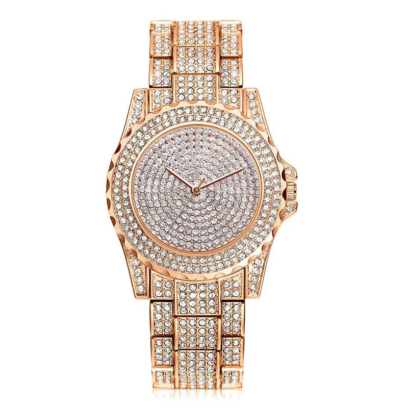 Luxury Crystal Women Watches Shine Steel Ladies Wristwatch Women New Quartz Relogio Female Reloj Hombre Montre Zegarek Damski