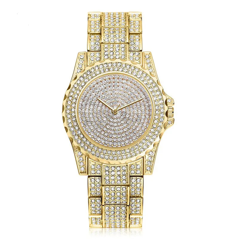 Luxury Crystal Women Watches Shine Steel Ladies Wristwatch Women New Quartz Relogio Female Reloj Hombre Montre Zegarek Damski
