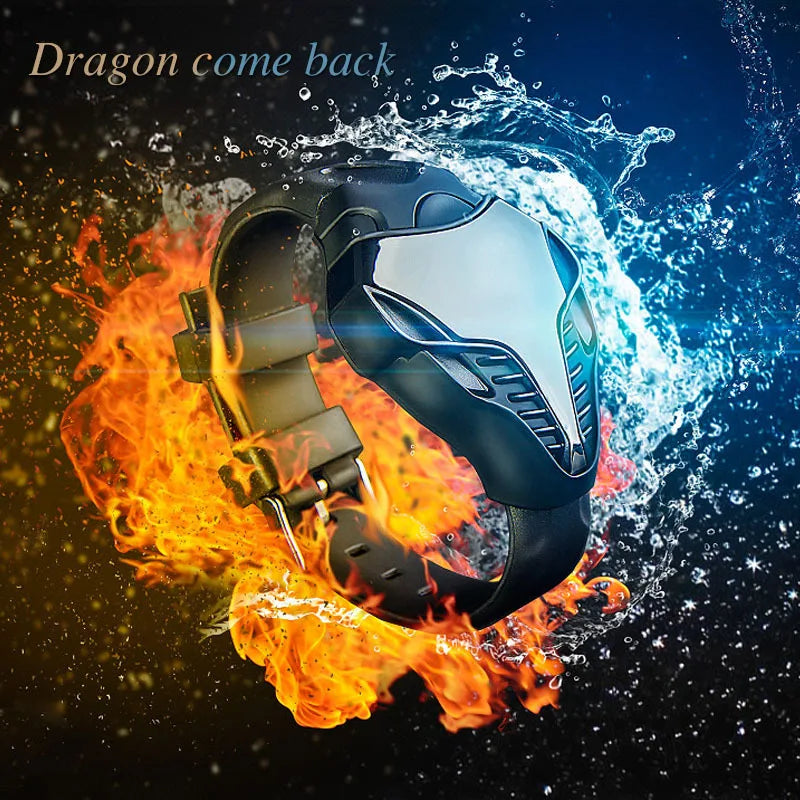 New Arrival Reloj Led Watch Mens Sports Snake Dial Unique Desgin Cartoon Kids Casual Fashion Silicone Reloj Digital-Watch