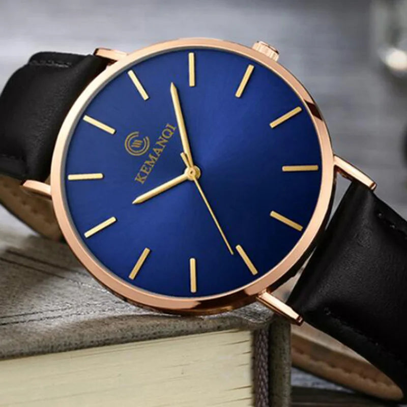New Simple Men's Fashion Watches Minimalist Male Quartz Wristwatch Elegant Roman Gift Clock Masculine Relogio Saati