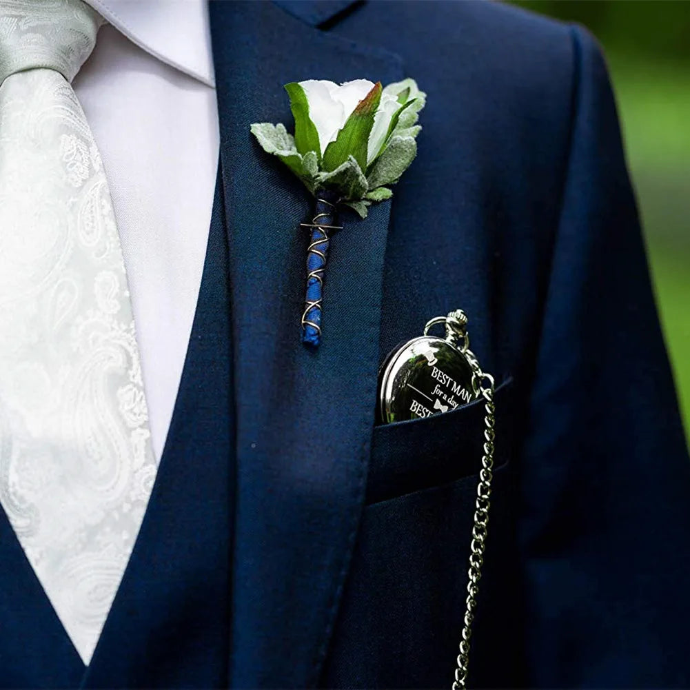 To MY GRANDSON Gifts Pocket Watch "JUST DO YOUR BEST" Quartz Waist Chain Pocket Watch Pendant Exquisite Clock Masculino Relogio