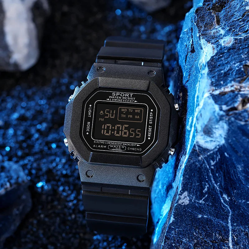 LED Student Watch Digital Children Fashion Sports Wristwatch Out door Clock Vibration Popular Watch Lovers boys girls Relojes