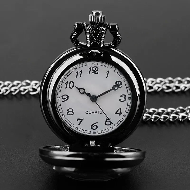 Mini Vintage Cool Pocket Watch Two Dragons Elegant Exquisite Clock With Necklace Chain Lovers Masculino Relogio Best Gift