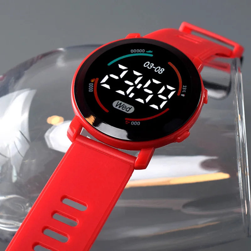 New Silicone Sports Digital Watch Women Kid LED Electronic Wristwatch Cool Students Light Clock Relogio Drop Shipping Saati