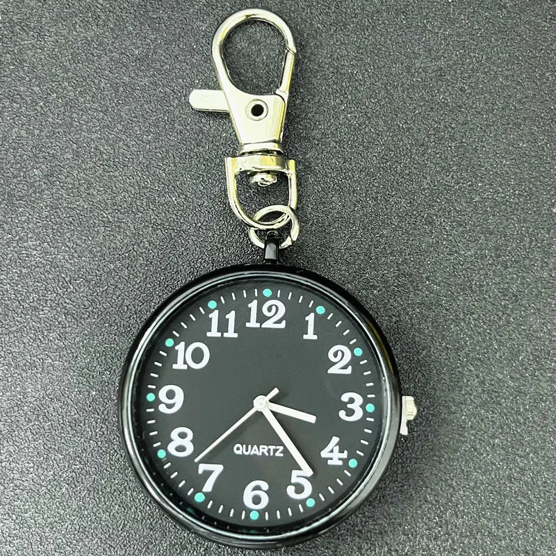 Simple Keychain Watch, New Fashion Pocket Watches, Pocket Portable Clock, Classic Alloy Nurse Relojes Students Child Watch Saati