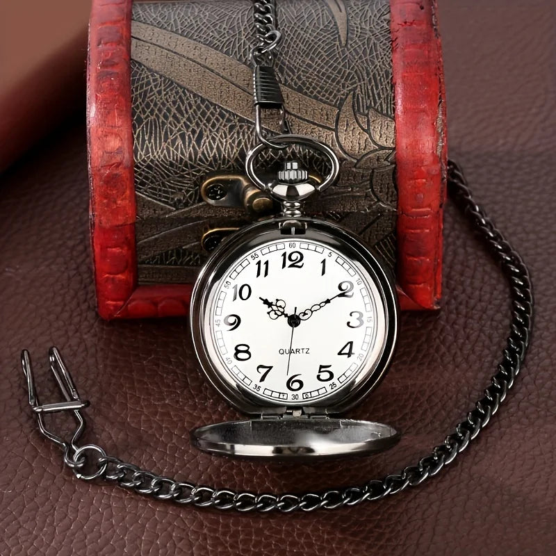"To MY SON I LOVE YOU" Gifts Pocket Watch, High Quality Clock Quartz Waist Chain Creative Bless Watches Best Wishes