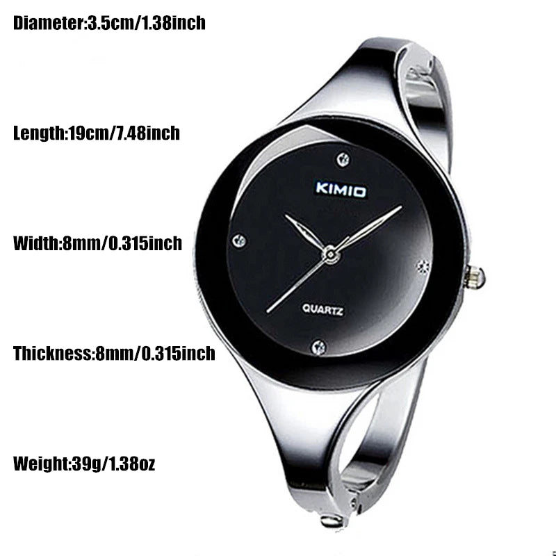 Women Bracelet Watches Fashion Feminino Relogio Wristwatches Stainless Steel Ladies Luxury Crystal Clock Reloj Mujer