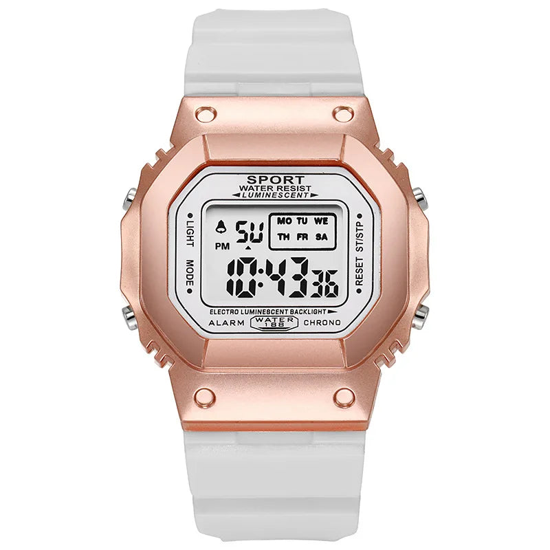 LED Student Watch Digital Children Fashion Sports Wristwatch Out door Clock Vibration Popular Watch Lovers boys girls Relojes