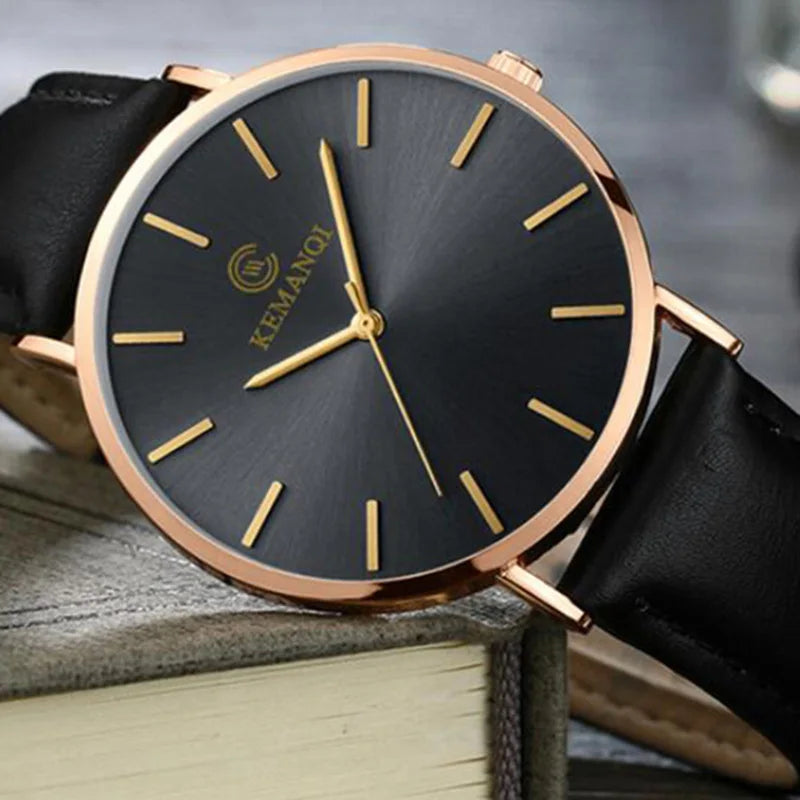 New Simple Men's Fashion Watches Minimalist Male Quartz Wristwatch Elegant Roman Gift Clock Masculine Relogio Saati