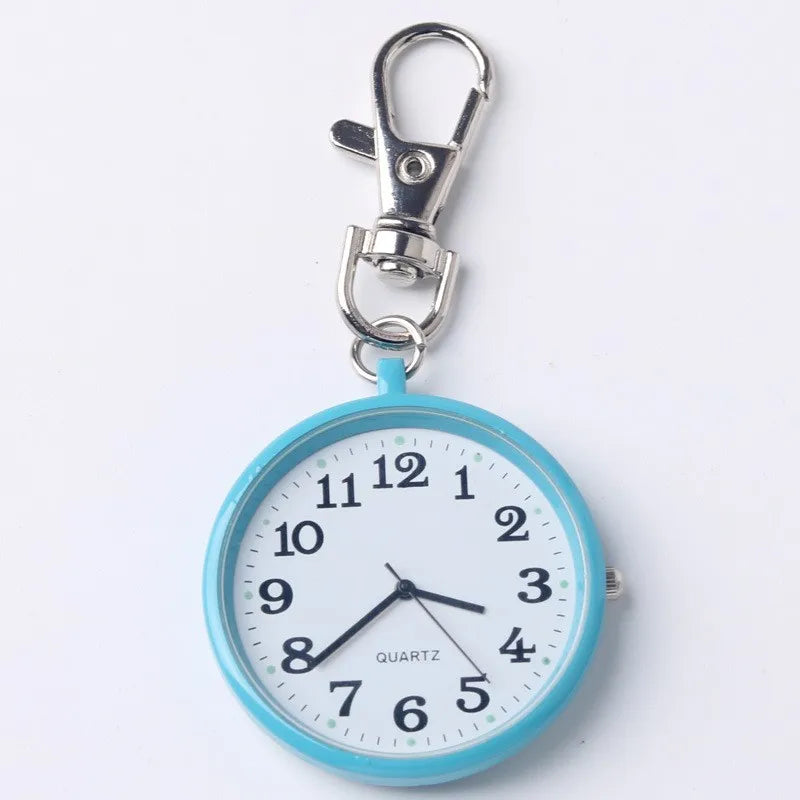 Simple Keychain Watch, New Fashion Pocket Watches, Pocket Portable Clock, Classic Alloy Nurse Relojes Students Child Watch Saati