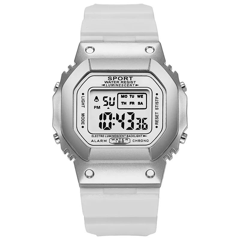 LED Student Watch Digital Children Fashion Sports Wristwatch Out door Clock Vibration Popular Watch Lovers boys girls Relojes