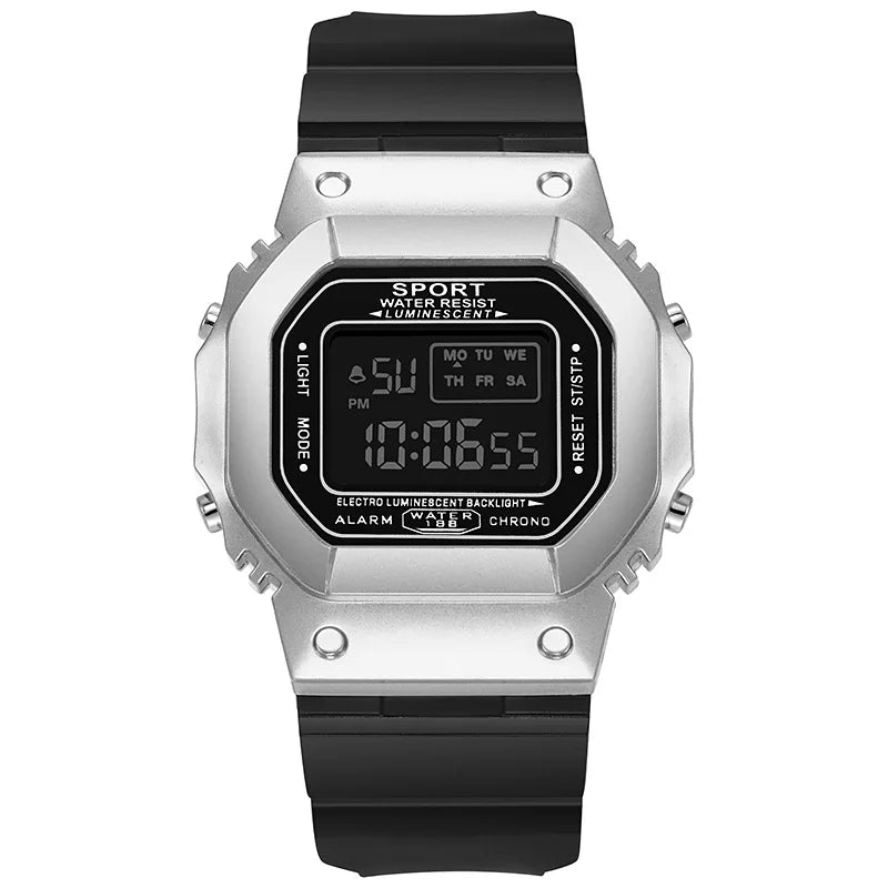 LED Student Watch Digital Children Fashion Sports Wristwatch Out door Clock Vibration Popular Watch Lovers boys girls Relojes